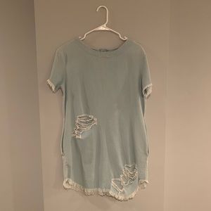 Light denim dress